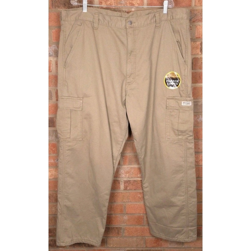 Wrangler Fleece Lined Outdoor Insulated Cargo Pants Mens Size 42x30 NEW